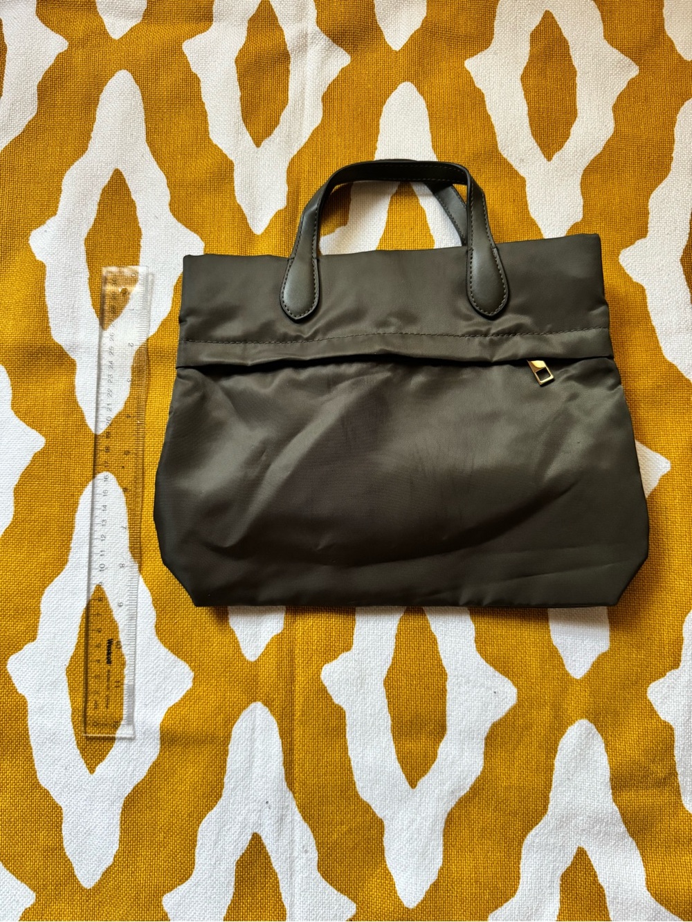 a new day Olive Green Nylon Mini Handbag